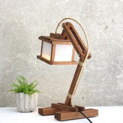 bamboo floor lamp stand