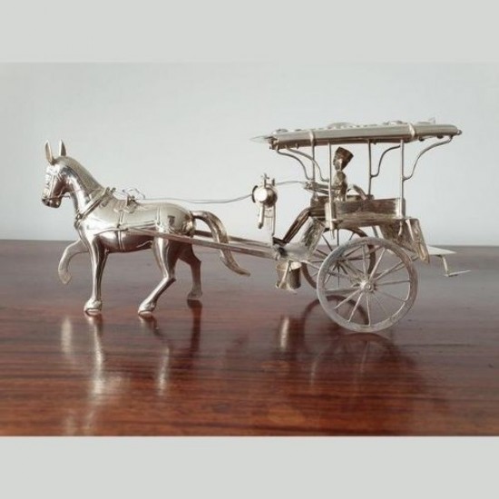 Silver Horse Cart